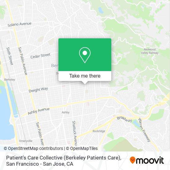 Patient's Care Collective (Berkeley Patients Care) map