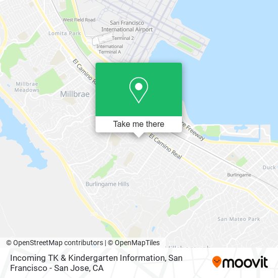 Mapa de Incoming TK & Kindergarten Information