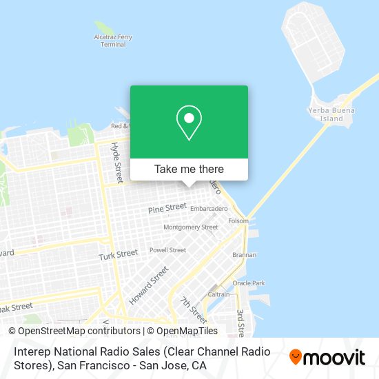 Interep National Radio Sales (Clear Channel Radio Stores) map