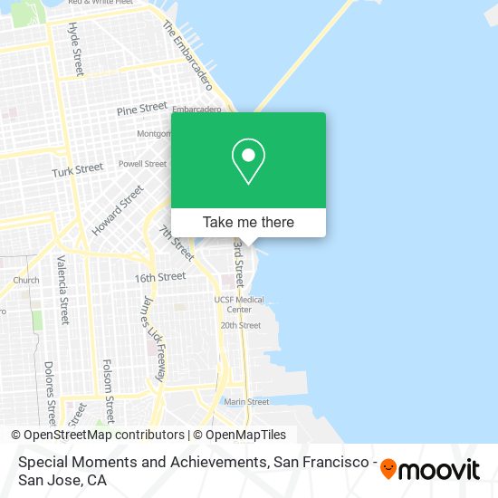 Special Moments and Achievements map