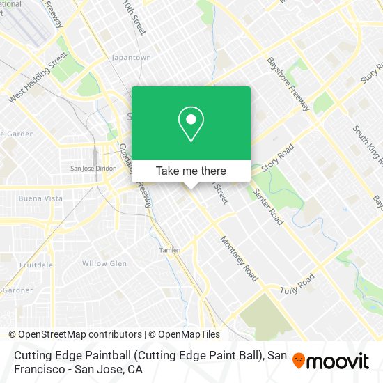 Mapa de Cutting Edge Paintball (Cutting Edge Paint Ball)