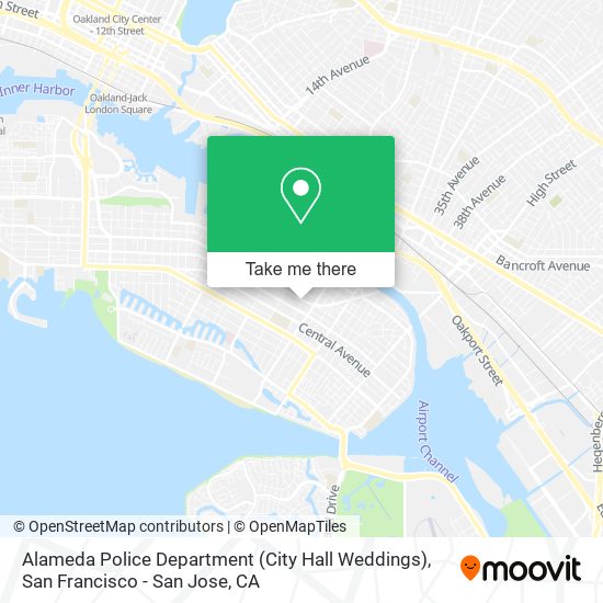 Alameda Police Department (City Hall Weddings) map