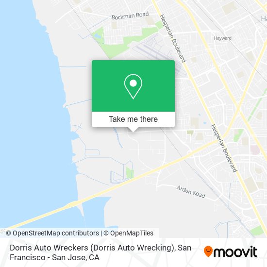 Dorris Auto Wreckers (Dorris Auto Wrecking) map