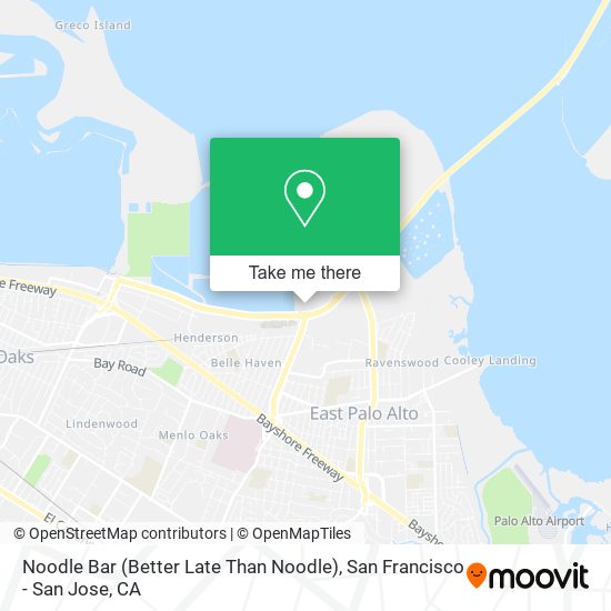 Noodle Bar (Better Late Than Noodle) map