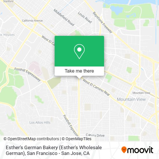 Esther's German Bakery map