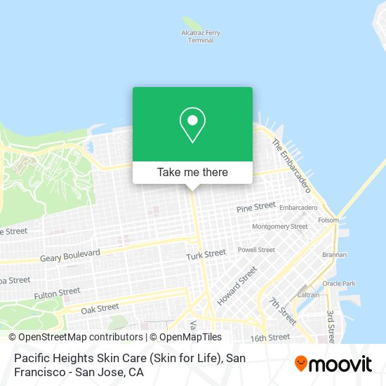 Pacific Heights Skin Care (Skin for Life) map