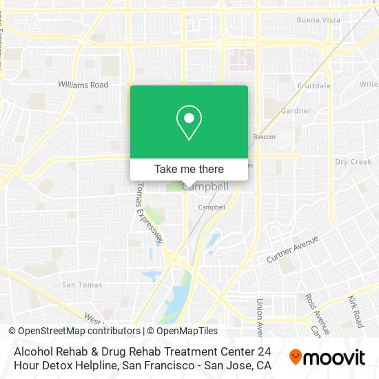 Alcohol Rehab & Drug Rehab Treatment Center 24 Hour Detox Helpline map