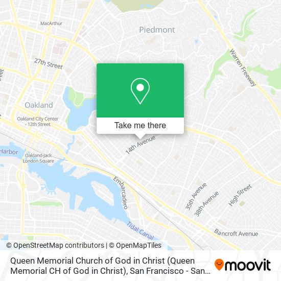 Queen Memorial Church of God in Christ map