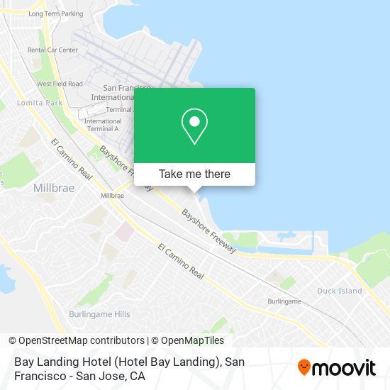 Bay Landing Hotel map