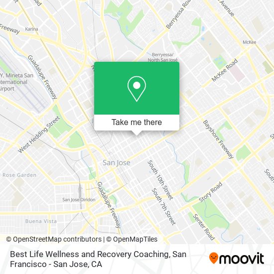 Best Life Wellness and Recovery Coaching map
