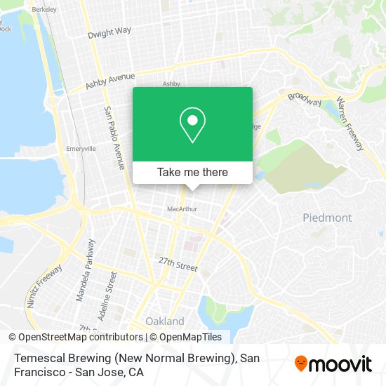 Mapa de Temescal Brewing (New Normal Brewing)