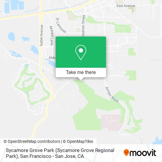 Sycamore Grove Park map