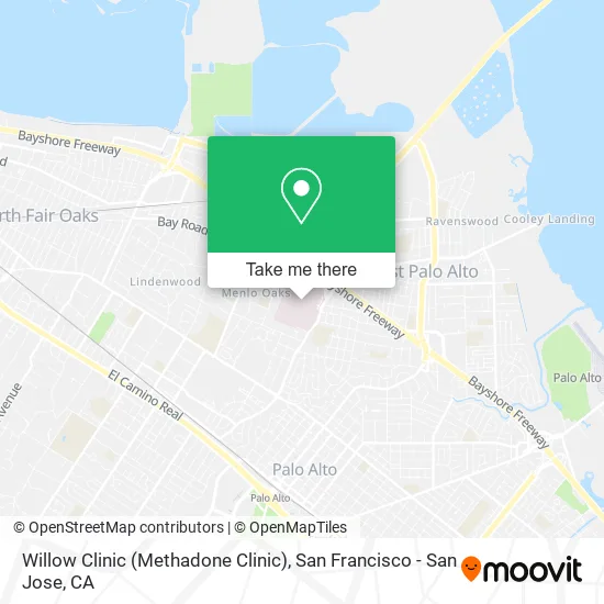 Mapa de Willow Clinic (Methadone Clinic)