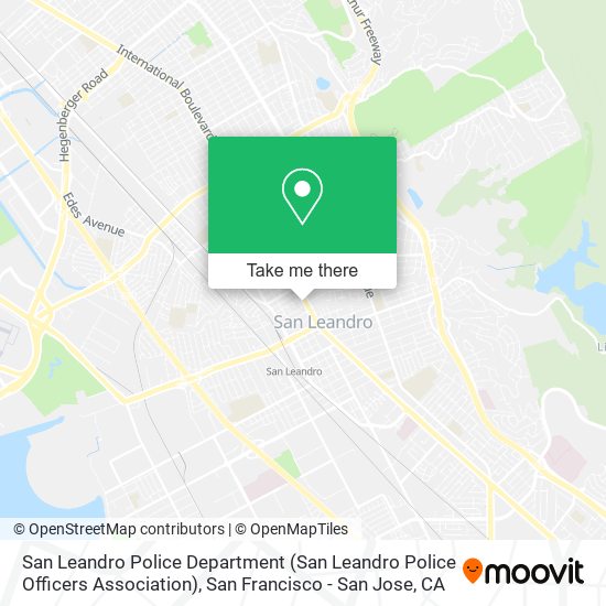 San Leandro Police Department (San Leandro Police Officers Association) map