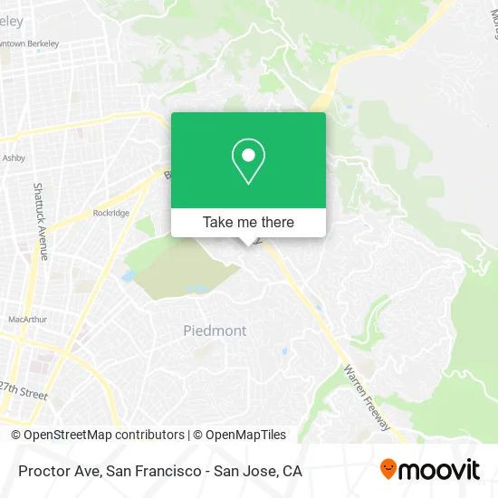 Mapa de Proctor Ave
