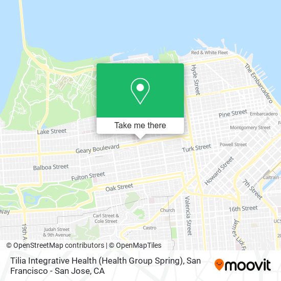 Mapa de Tilia Integrative Health (Health Group Spring)