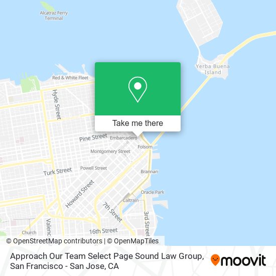 Approach Our Team Select Page Sound Law Group map