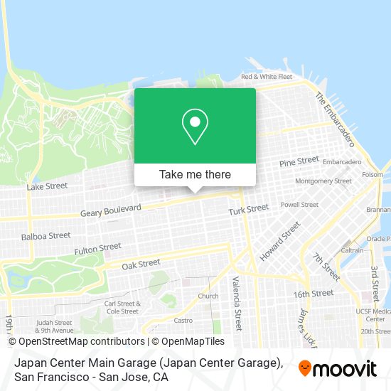 Japan Center Main Garage map