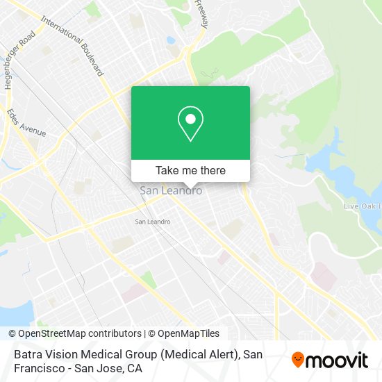 Mapa de Batra Vision Medical Group (Medical Alert)