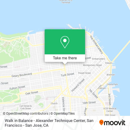 Walk in Balance - Alexander Technique Center map