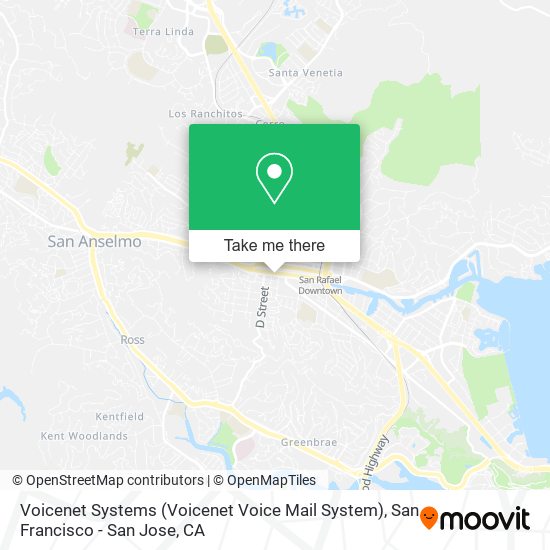 Mapa de Voicenet Systems (Voicenet Voice Mail System)