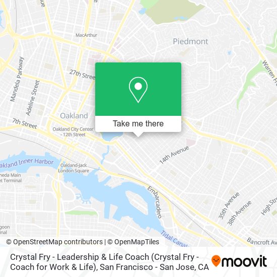 Crystal Fry - Leadership & Life Coach (Crystal Fry - Coach for Work & Life) map