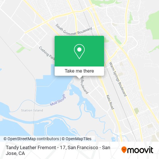 Tandy Leather Fremont - 17 map