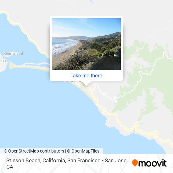 Stinson Beach, California map