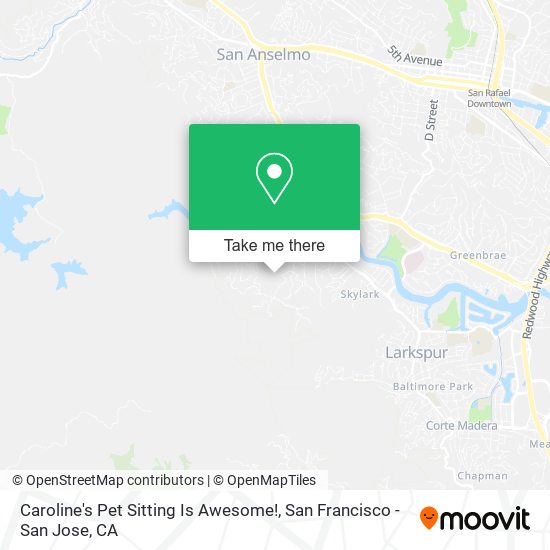 Caroline's Pet Sitting Is Awesome! map