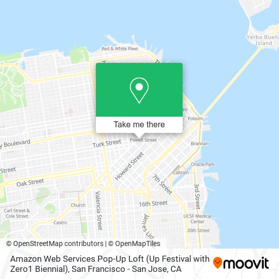 Amazon Web Services Pop-Up Loft (Up Festival with Zero1 Biennial) map