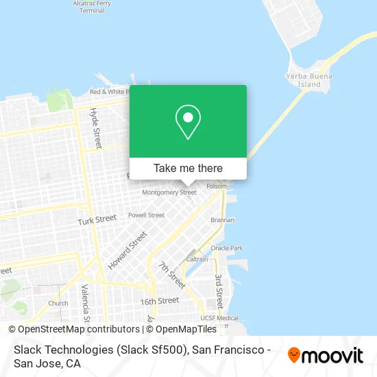 Slack Technologies (Slack Sf500) map
