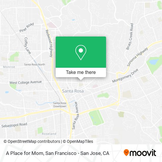 A Place for Mom map