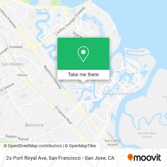 Mapa de 2s Port Royal Ave