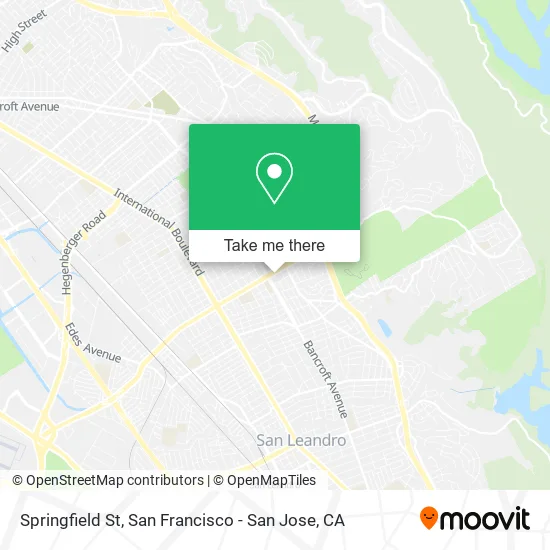 Mapa de Springfield St