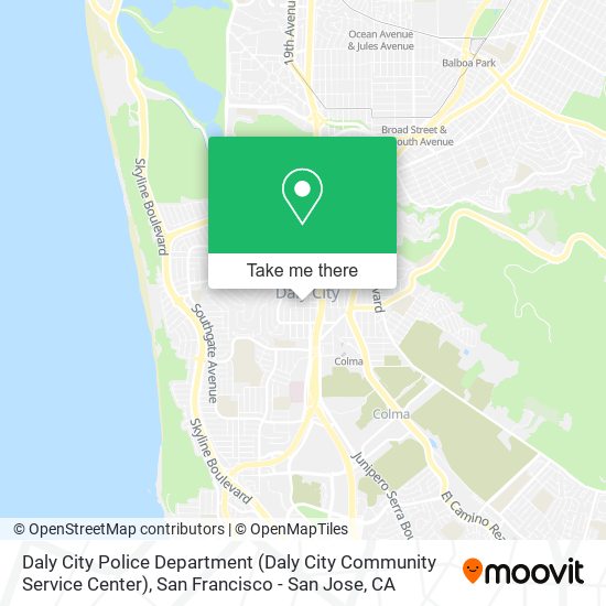 Daly City Police Department (Daly City Community Service Center) map