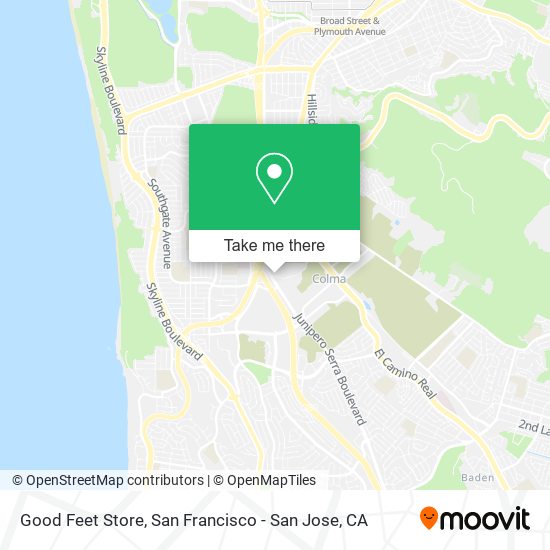 Good Feet Store map