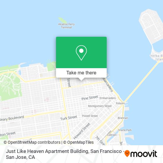 Just Like Heaven Apartment Building map