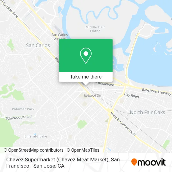 Chavez Supermarket (Chavez Meat Market) map