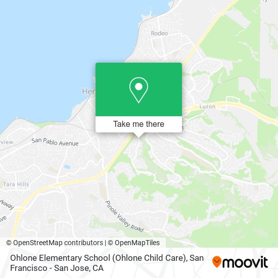 Mapa de Ohlone Elementary School (Ohlone Child Care)