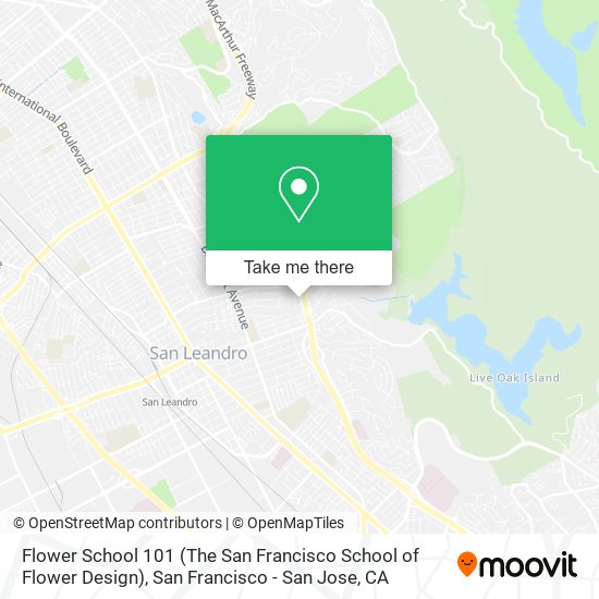 Mapa de Flower School 101 (The San Francisco School of Flower Design)
