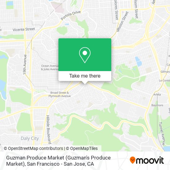 Guzman Produce Market map
