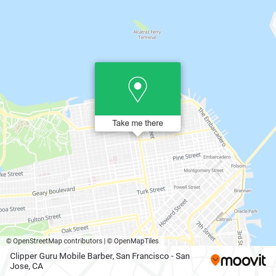 Clipper Guru Mobile Barber map