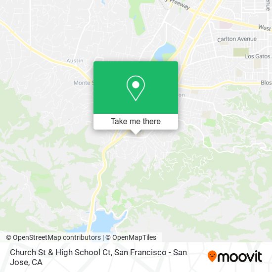 Mapa de Church St & High School Ct