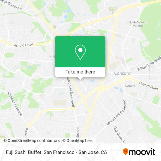 Mapa de Fuji Sushi Buffet