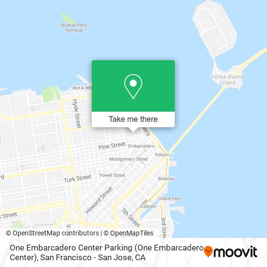 One Embarcadero Center Parking map