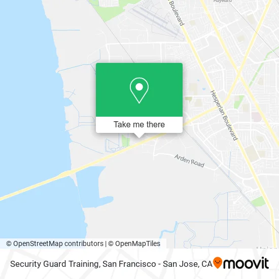 Security Guard Training map