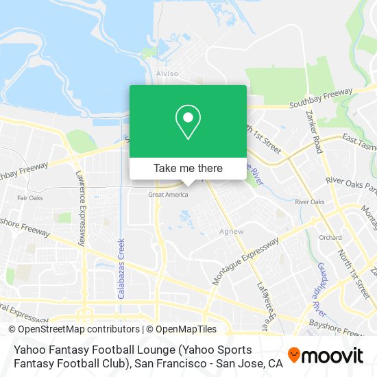 Mapa de Yahoo Fantasy Football Lounge (Yahoo Sports Fantasy Football Club)