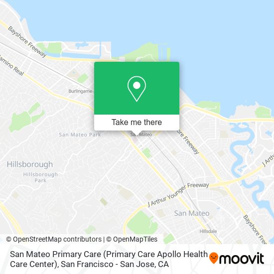 San Mateo Primary Care (Primary Care Apollo Health Care Center) map