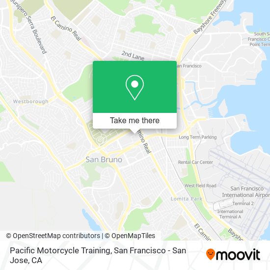 Pacific Motorcycle Training map