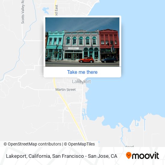 Lakeport, California map